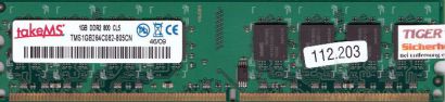 takeMS TMS1GB264C082-805CN PC2-6400 1GB DDR2 800MHz CL5 Arbeitsspeicher RAM*r648