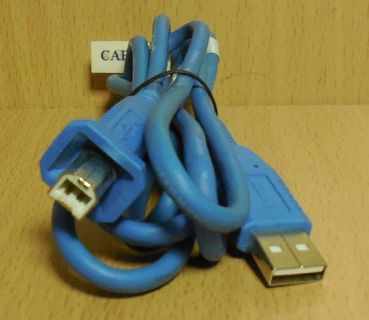 Wieson USB 2.0 Kabel blau 1,5m Typ A Stecker Typ B Stecker Drucker Scanner*pz712
