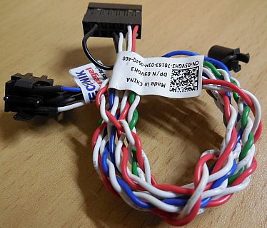 DELL Vostro D07M 05VGH3 Power Schalter mit Power LED und HDD LED* pz506