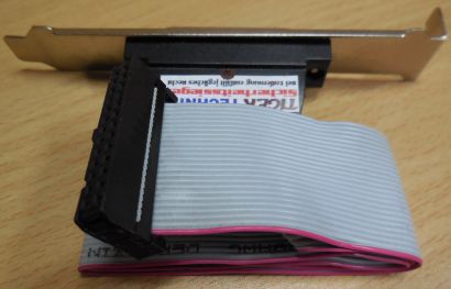 Slotblende Parallel Port Adapter Drucker LPT Parallel PC Computer* pz519