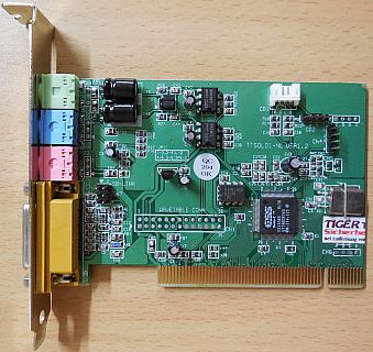 Terratec TT-SOLO1-NL Ver.1.2 128i PCI Soundkarte Gameport Midi PCI 32bit* s62