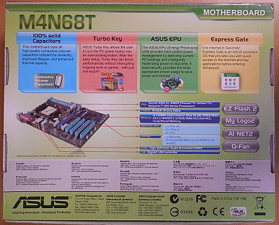 Asus M4N68T Rev 1.03G Mainboard NEU OVP Sockel AM3 PCIe DDR3 GbLAN SATA* m888