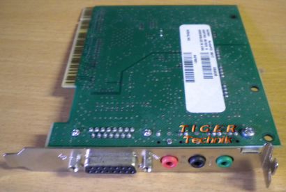 Creative Ensoniq Audio PCI 5200 Mic Line In Out Midi Gameport Soundkarte* s63