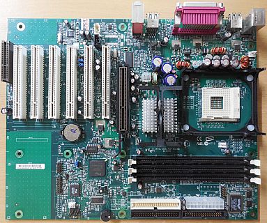 Intel D845WN Rev A64179 205 Mainboard +Blende Sockel 478 SD RAM AGP Audio* m894