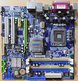 Foxconn 945G7MD 8KS2H Mainboard +Blende Sockel 775 Intel 945G DDR2 PCIe LAN*m895