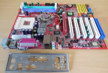 MSI K7N2 Delta MS-6570 Ver1 Mainboard+Blende AMD Sockel A 462 SATA IDE RAID*m896