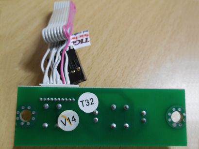 Shuttle XPC SN45G SS59G SS56G JM271 Power Reset Schalter HDD LED Leiste* pz555