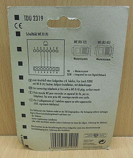 Schwaiger Telefon Aufputz Anschlussdose Modular WE 8 4 UP z.B. Telefon FAX*so798