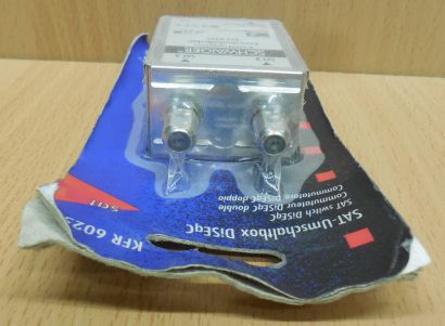 Schwaiger KFR6025 SAT Umschaltbox DiSEqC 2.0 Schalter Verteiler 2 auf 1* so803
