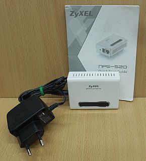 Zyxel NPS-520 MFP Print Server + Netzteil Quick Start Guide USB2.0 LAN* dr07
