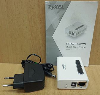 Zyxel NPS-520 MFP Print Server + Netzteil Quick Start Guide USB2.0 LAN* dr07