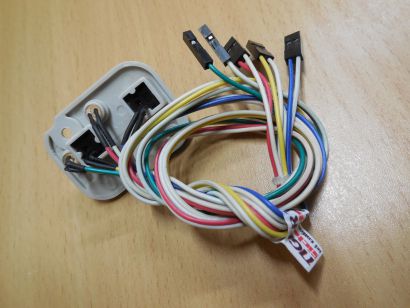 TERRA PC Power und Reset Schalter mit Power und HDD LEDs mit Halterung* pz564