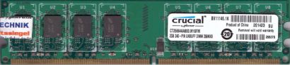 crucial CT25664AA800 M16FM PC2-6400U 2GB DDR2 800MHz Arbeitsspeicher RAM* r686