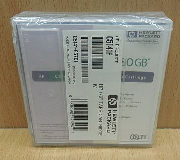 HP C5141F 40GB 80GB DLT tape IV Data Cartridge C5141-85701 Neu OVP* so811