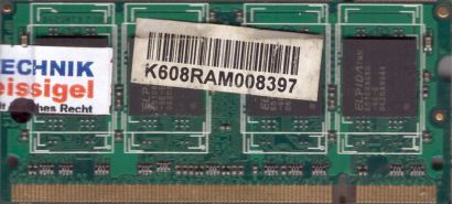 TRS TRSDD2512MS64U-667CL5BZXE-8 PC2-5300 512MB DDR2 667MHz SODIMM RAM* lr99