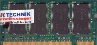Kingston KTT3614 256 PC-2100 256MB DDR1 266MHz SODIMM 9905064-004 A00 RAM* lr101