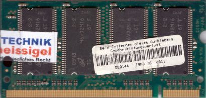 Kingston KVR266X64SC25 512 PC-2100 512MB DDR1 266MHz 9905064-010 A00 RAM* lr114