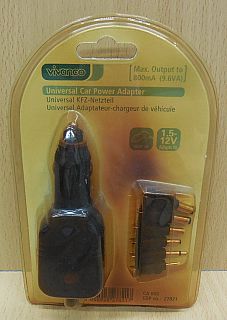 Vivanco CA 800 Universal KFZ 1.5 3 4.5 6 7.5 9 12 V Netzteil max 800mA* so816