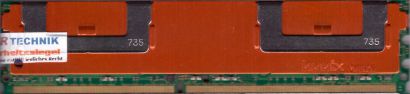 Hynix HYMP525F72BP4N2-Y5 AB-A FB DIMM 2GB PC2-5300F 667MHz HP 398707 051 RAM*r04