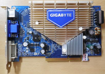 GIGABYTE GV-N76G256D-RH GeForce 7600 GS 256MB 128Bit DDR2 AGP8x DVI VGA VIVO*g30