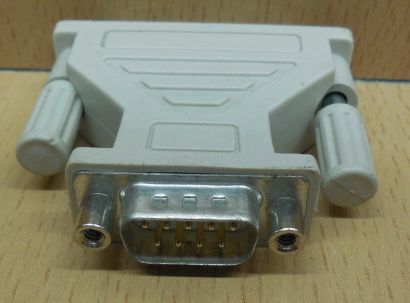 Seriell Adapter SUB D 25 pol weiblich Buchse 9 pol männlich Stecker serial*pz760