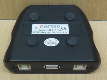 MicroConnect UB-21P USB Switch Umschalter 2 PC Laptop Notebook Computer* pz781