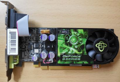 XFX GF 9500GT PV-T96G-ZAFG VG.8 1GB 128Bit DDR2 PCI-E 2.0 Dual DVI HDTV Out*g389