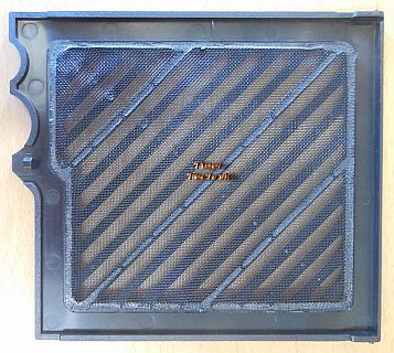 Antec P183 ATX PC Gehäuseblende Lüfterfilter Abdeckung Schwarz mit Gitter* pz583