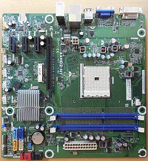 HP AAHD2-HY Rev 1.03 Mainboard +Blende 696350 001 701022 Rev 0C Sockel FM1* m934