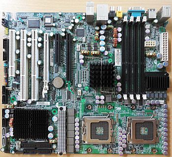 Tyan Tempest i5000XL S2692 ANR Mainboard +Blende Intel Sockel 771 DUAL CPU* m935