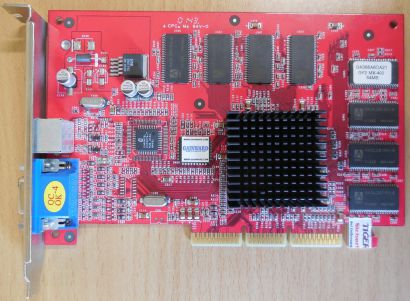 Gainward CARDEXpert GK066A6OA21 GF2 MX400 Jumbo TV 64MB 128Bit AGP VGA TV*g401