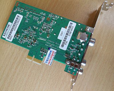 Hauppauge WinTV HVR 1200 DVB-T Multi PAL 71959 LF H2E9 PN 5188-8943 PCI-E* tk54