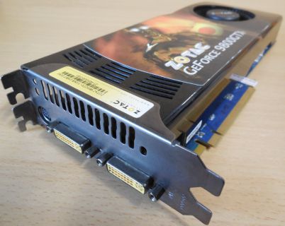 Zotac GeForce 9800 GTX+ 512MB 256Bit GDDR3 PCIe 2.0 HDCP SLI 2xDVI S-Video* g414