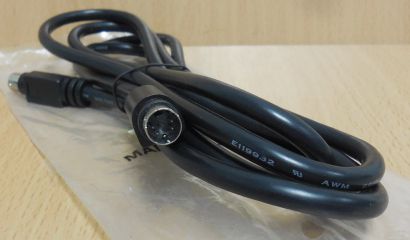 ATI 6110004500 C219RM-004A S VHS Video Kabel 1,8m Mini DIN 4 pol Stecker* pz792