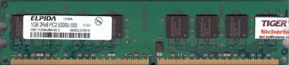 Elpida EBE11UD8AJWA-6E-E PC2-5300 1GB DDR2 667MHz RAM HP 377726-888* r706
