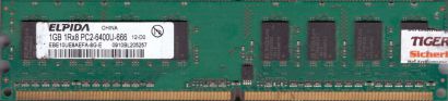 Elpida EBE10UE8AEFA-8G-E PC2-6400 1GB DDR2 800MHz HP 404574-888 RAM* r711