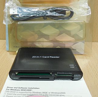 23 in 1 USB 2.0 Kartenleser Laptop Notebook Computer PC Card Reader* kl48