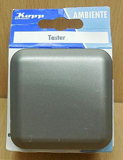 Kopp Ambiente platin Taster 6843.4308.4 Unterputz 10A 250V Schalter* so848
