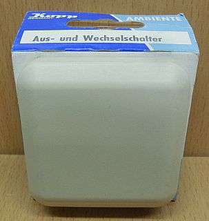 Kopp Ambiente creme weiß Aus und Wechselschalter 6836.0107.5 Unterputz* so851