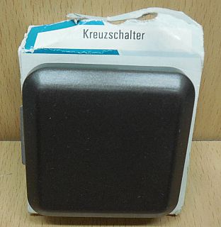 Kopp Ambiente palisander braun Kreuzschalter 6837.2607.7 Unterputz* so853
