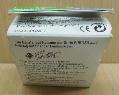 Kopp Europa granit Elektronischer Dimmer 8033.3408.7 40 400W konv. Trafos* so855