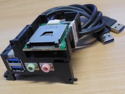 MEDION PC Front Panel 20048143 USB 3.0 Mic Audio Kartenleser MS SD MMC xD* pz597