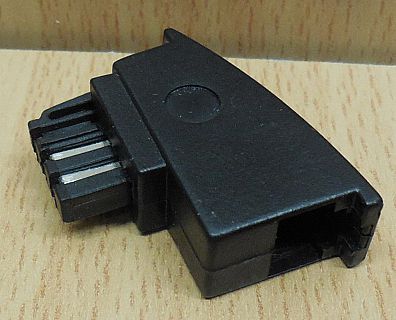 Telefon Adapter TAE N auf RJ11 Modular zum Anschluss von AB Fax Modem* so875