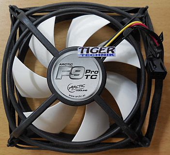 ARCTIC F9 PRO TC High Performance Lüfter Ultra Leise 92mm 0.4dB 40cm Kabel*GL117
