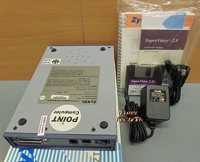 Zyxel U-1496EG Analog Modem Retro G3 Fax Voice 16800 bps V 21 23 22 32 OVP*nw539