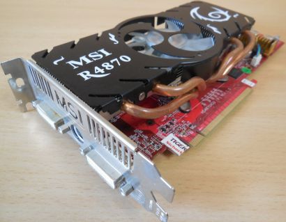 MSI R4870-T2D1G Radeon HD4870 1GB GDDR5 CrossFireX HDCP PCIe 2x DVI TV-Out* g426