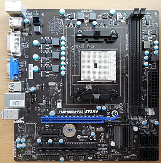 MSI FM2-A55M-P33 MS-7721 Ver3.2 Mainboard +Blende AMD Sockel DDR3 VGA DVI* m949