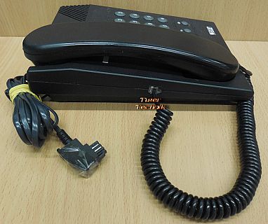 Welco Telefon Tel-90C Tischtelefon schwarz B Ware gebraucht 3m TAE Kabel* so869