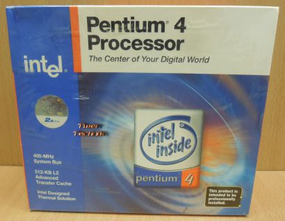 CPU Prozessor Intel Pentium 4 SL68R 2Ghz 400MHz FSB 512K Sockel 478 NEU OVP*c596