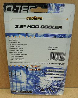 Q-Tec 13229 3,5 zoll HDD Cooler Kühler HDD Festplattenkühler Molex 4pin* gl122